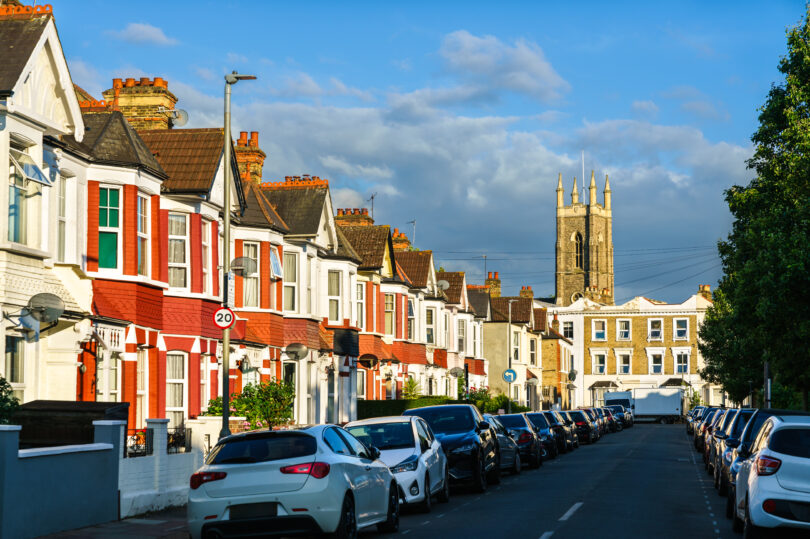 A street view of Tooting in London